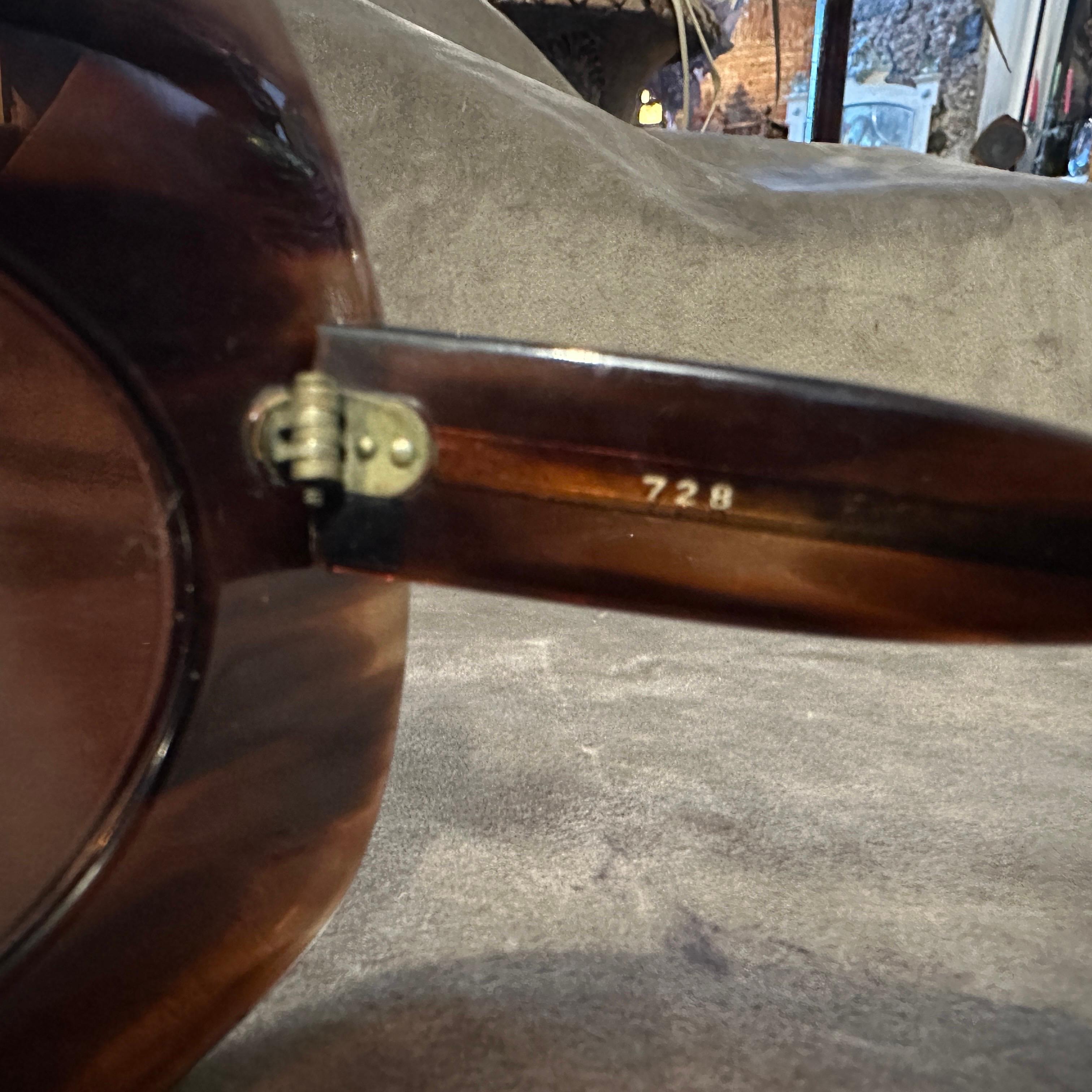 Amazing 1960s Oversized Tortoiseshell French Sunglasses by Shysseidon For Sale 6