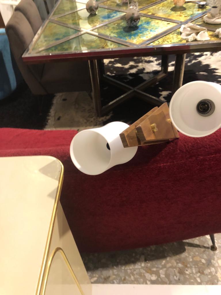 Ottone Incredibile lampadario italiano in stile Stilnovo del 1960, metà secolo moderno in vendita