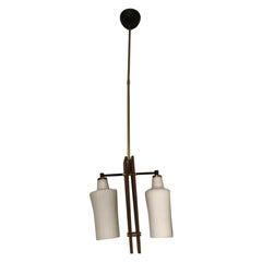 Incredibile lampadario italiano in stile Stilnovo del 1960, metà secolo moderno