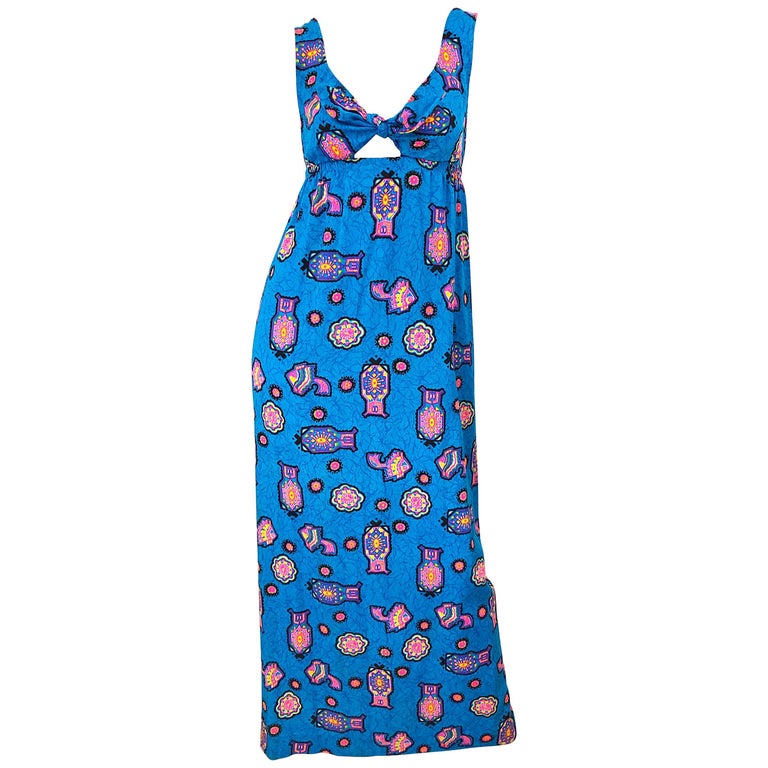 cerulean blue maxi dress Lorde Maxi Dress