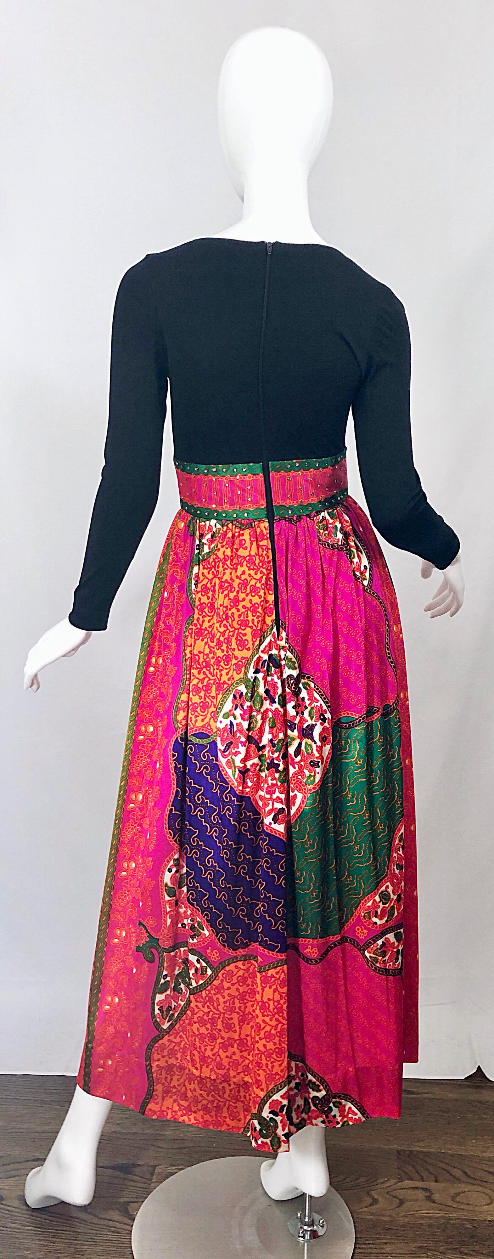 70s patchwork dress