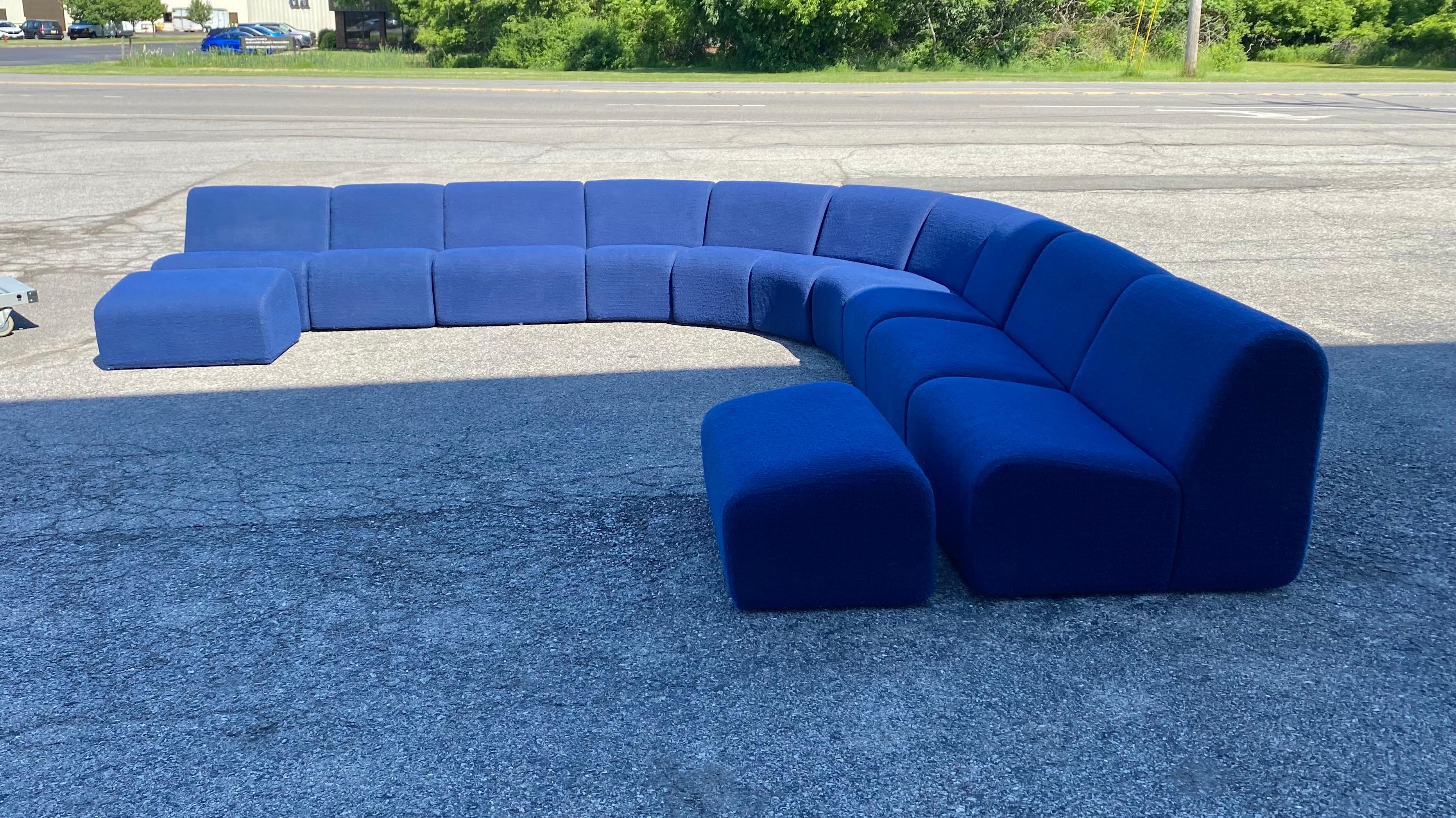 Amazing 1973, Modular Sectional Sofa by John Mascheroni for Vecta Tappo 4