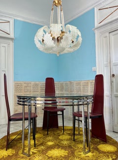 Amazing 1980s Murano Glass Chandelier by Barovier & Toso