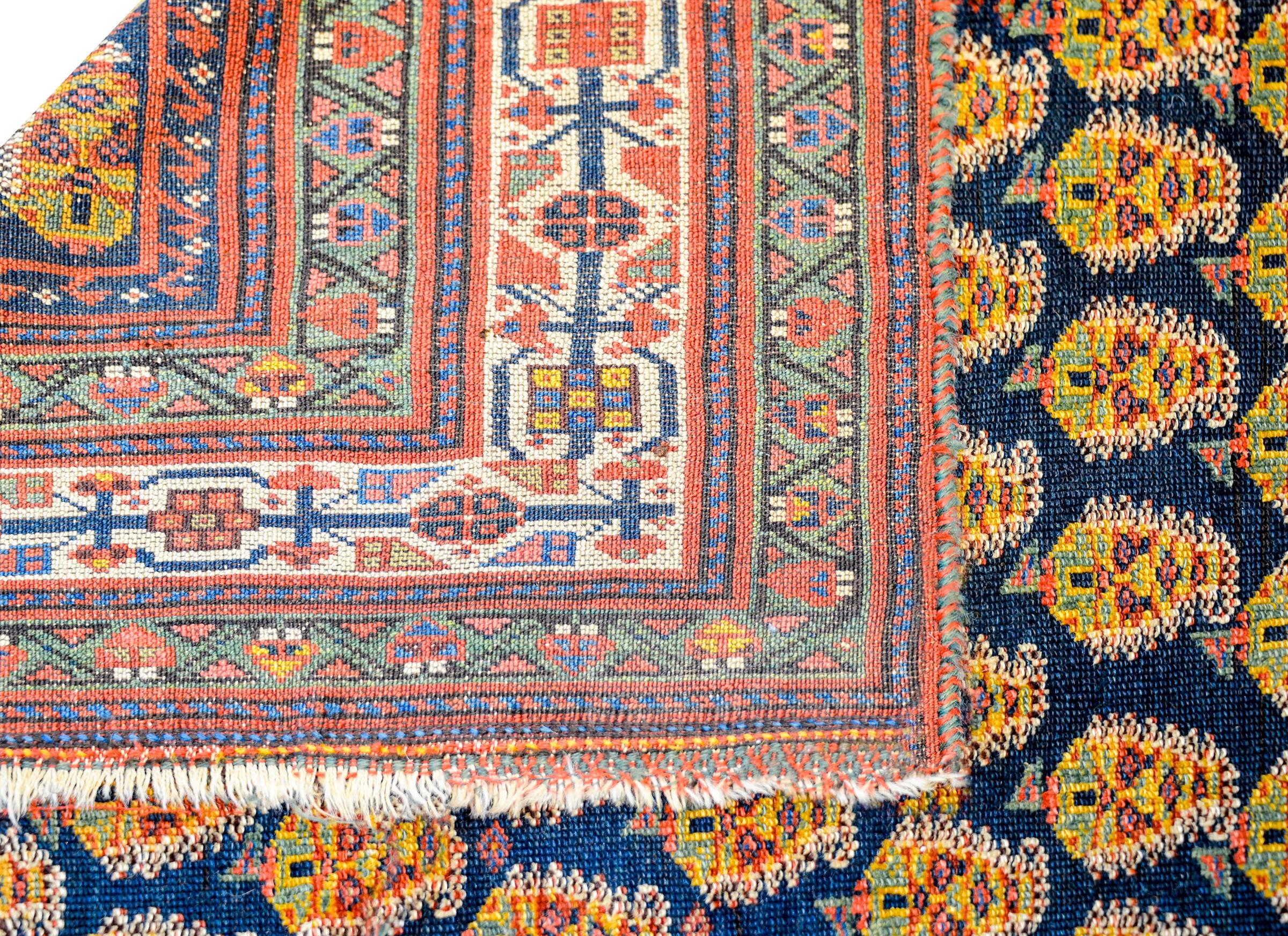 Amazing 19th Century Afshar Runner For Sale 1