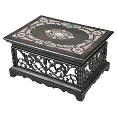 Asombrosa caja con tapa francesa del siglo XIX