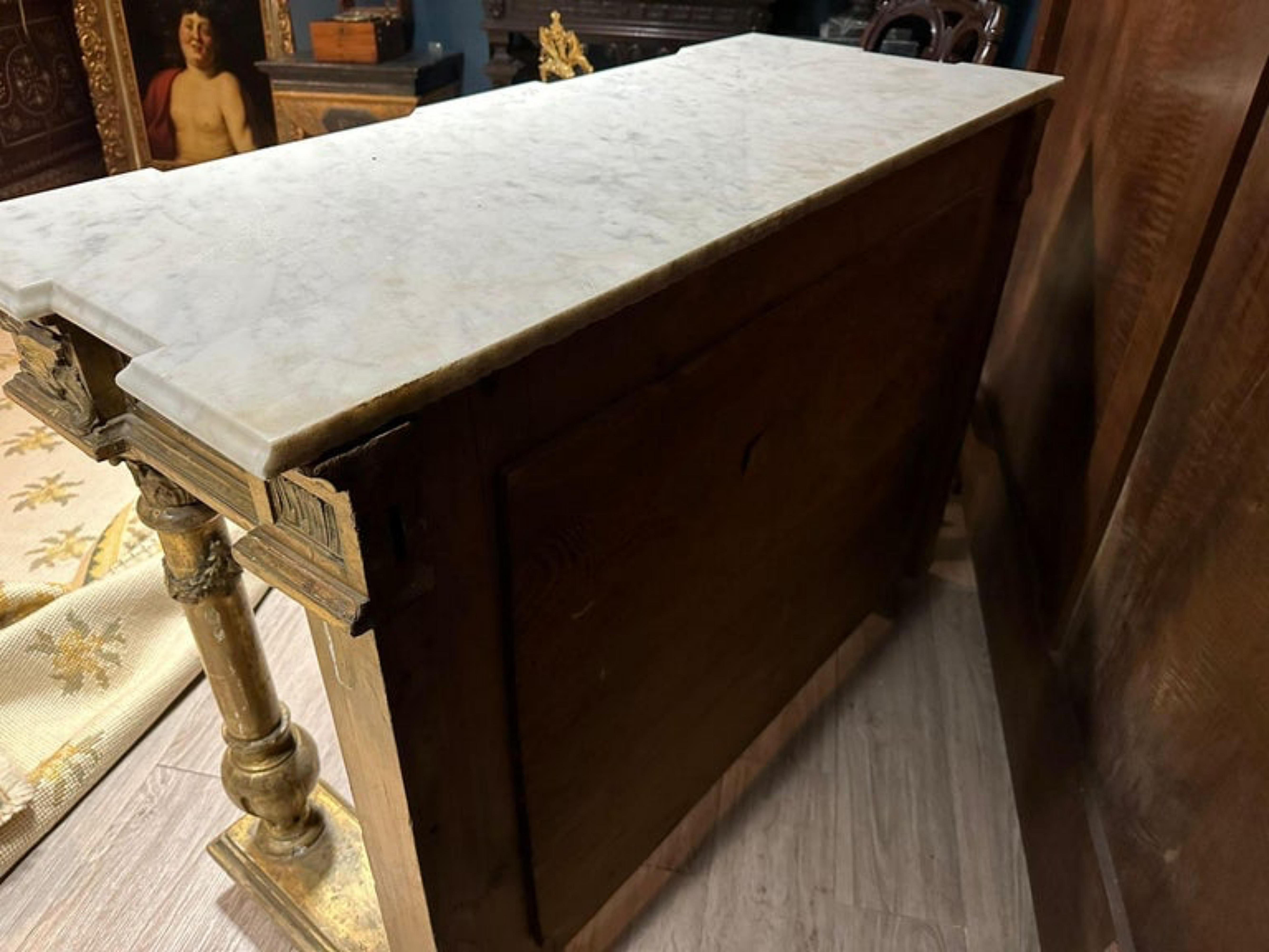 Amazing 19th Century Important Console Empire Napoleon III 4