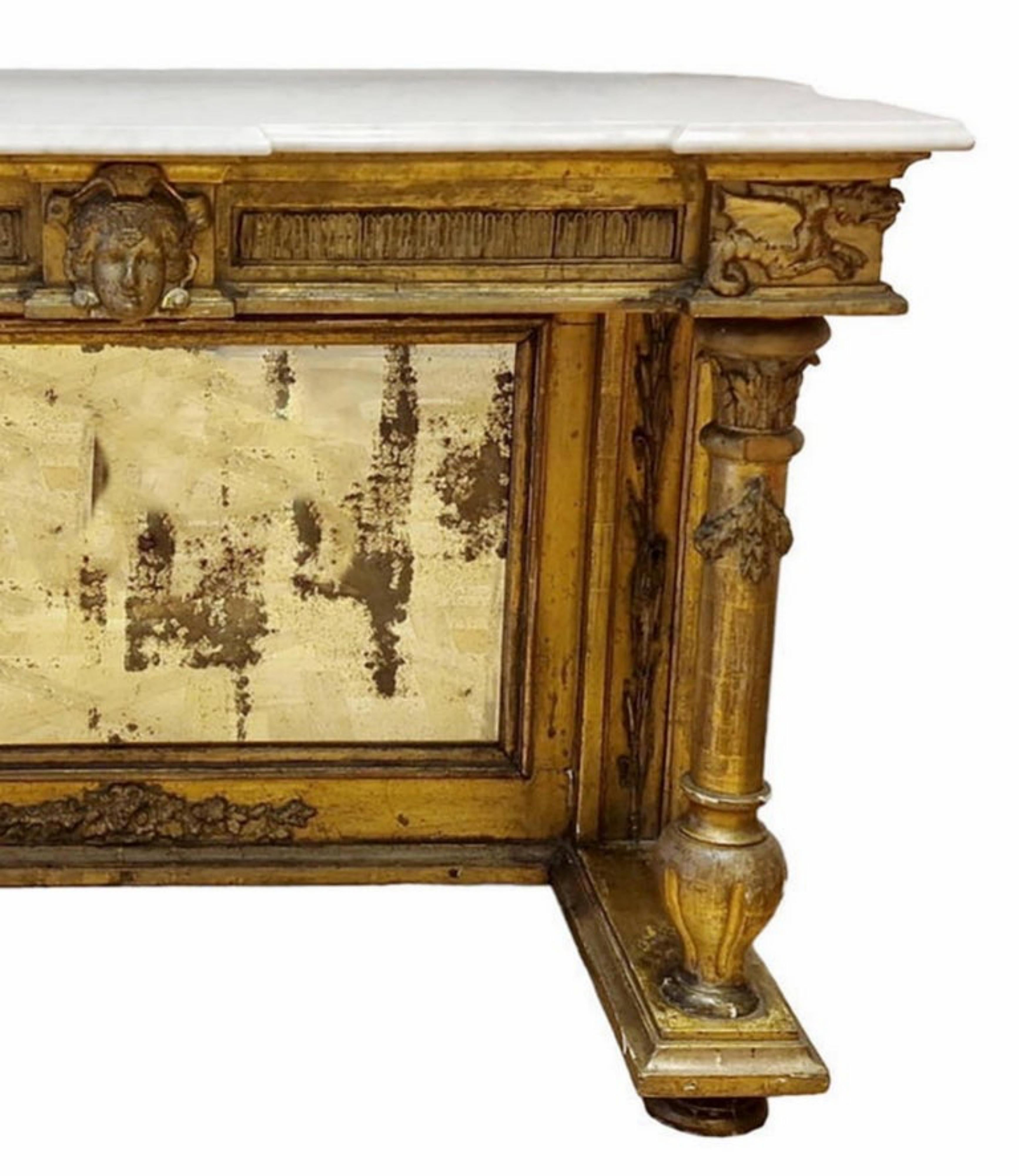 Amazing 19th Century Important Console Empire Napoleon III 7