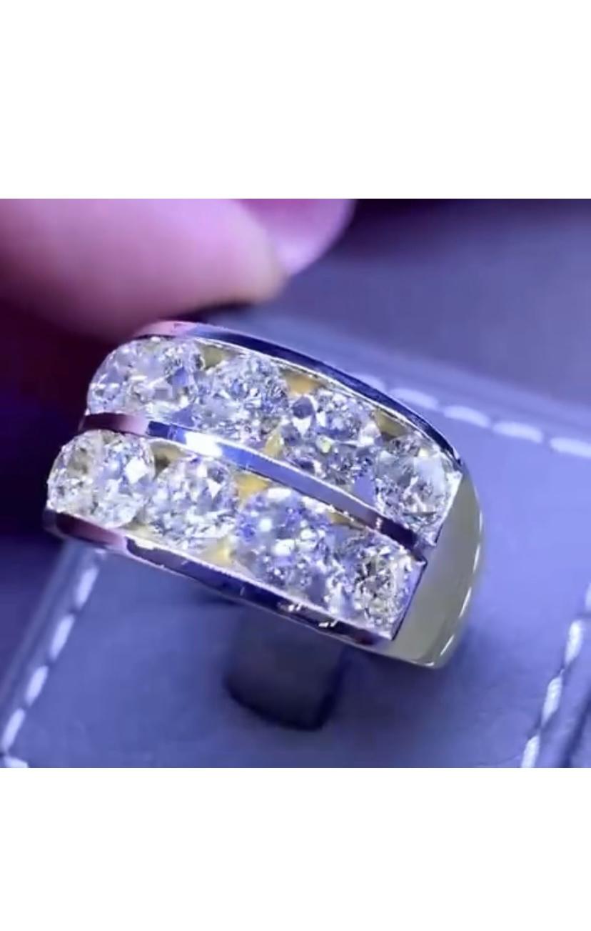 Bracelet en or 18 carats certifié 3,00 carats de diamants naturels  Pour femmes en vente