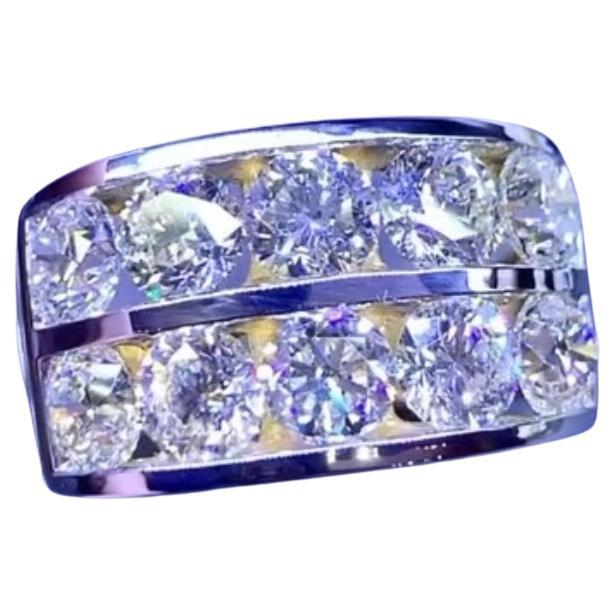 Bracelet en or 18 carats certifié 3,00 carats de diamants naturels  en vente