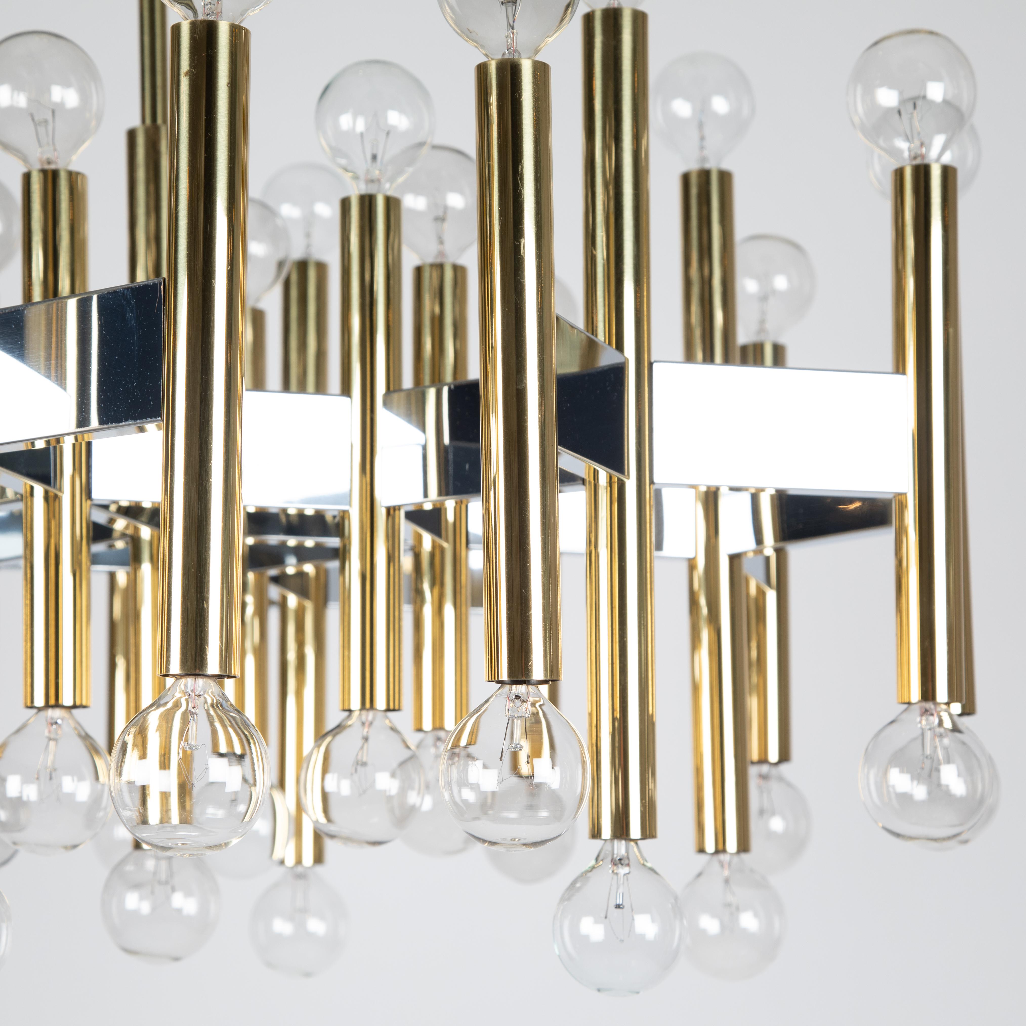 Amazing 49-Socket Gaetano Sciolari Chandelier, circa 1960s 1