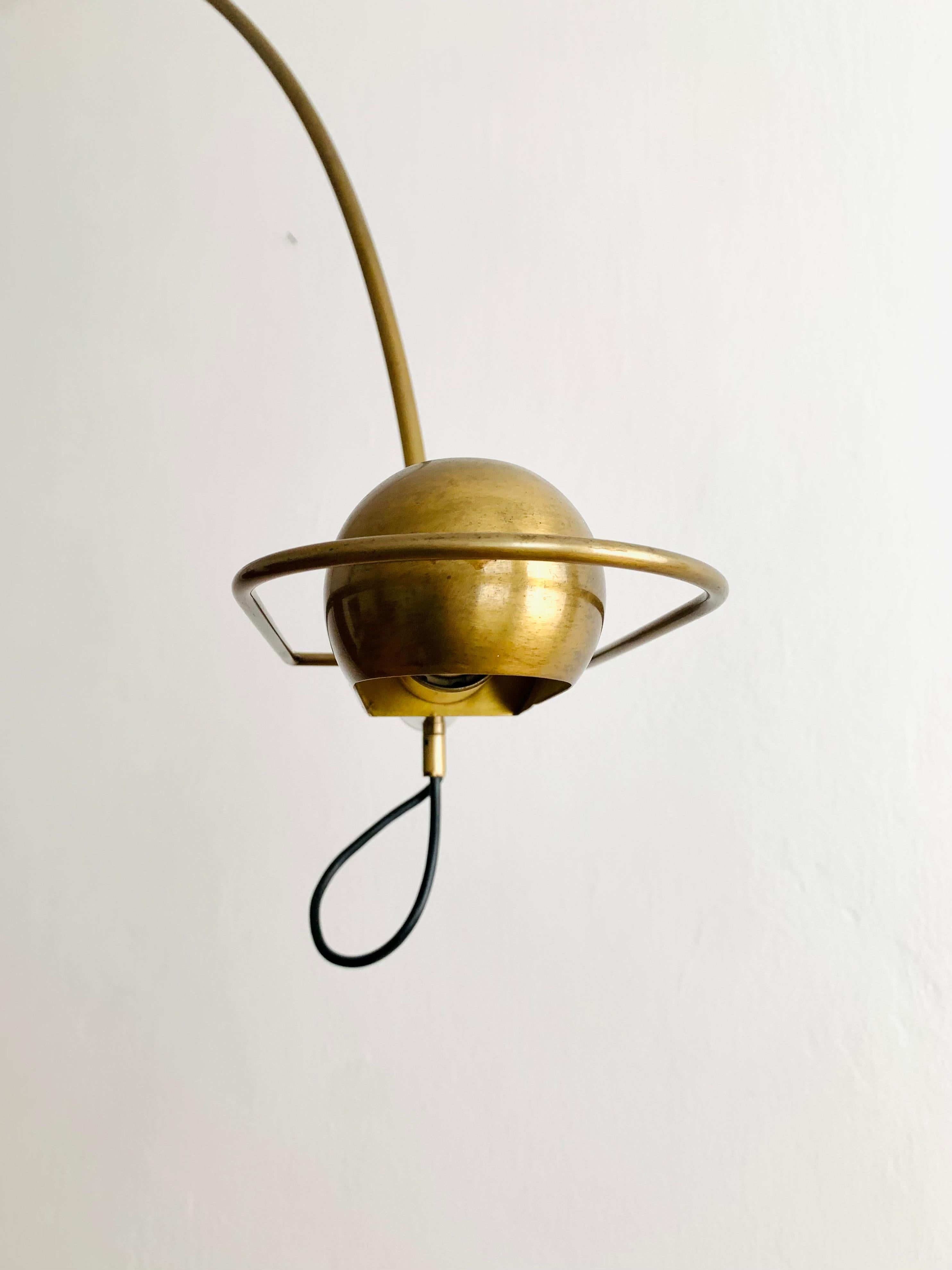 Amazing Adjustable Arc Floor Lamp by Florian Schulz For Sale 3