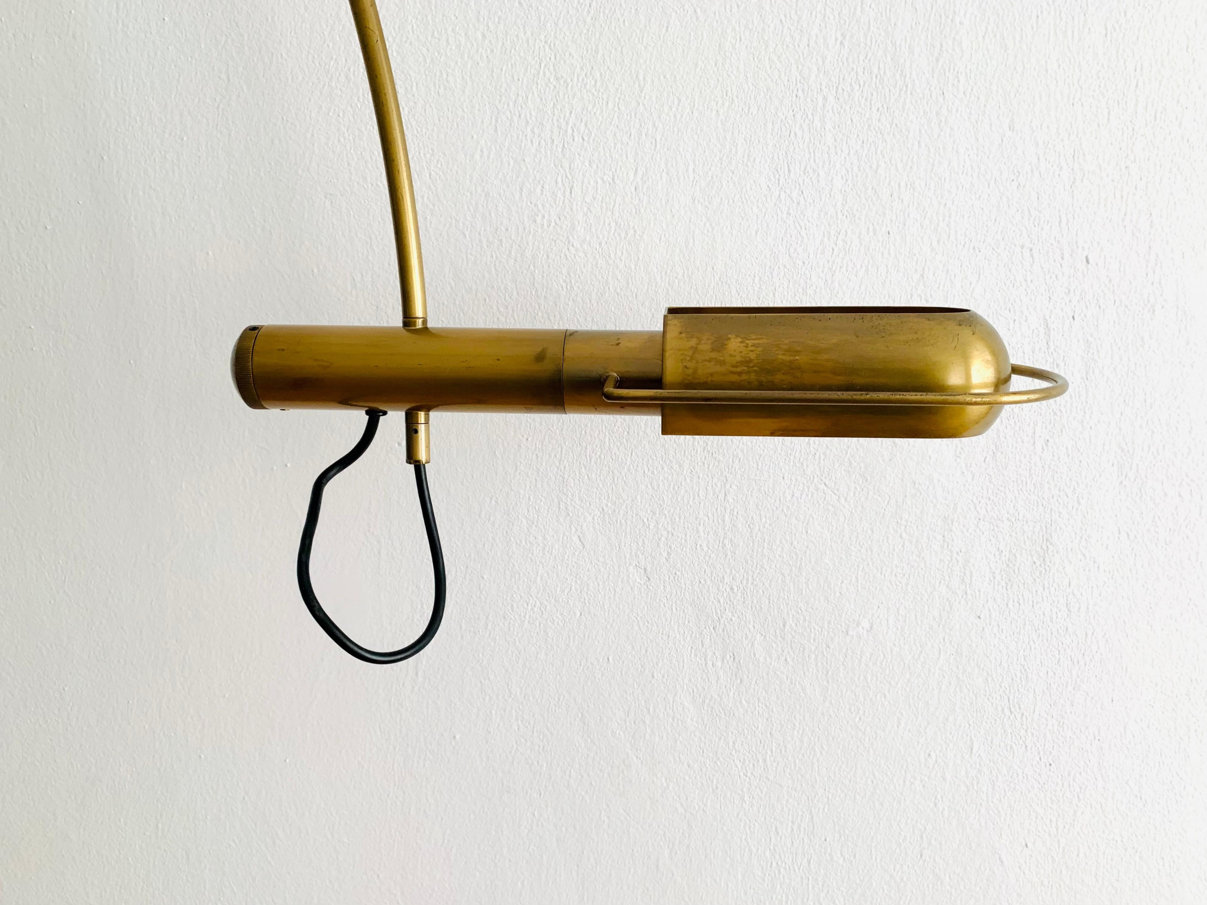 Late 20th Century Amazing Adjustable Arc Floor Lamp by Florian Schulz For Sale
