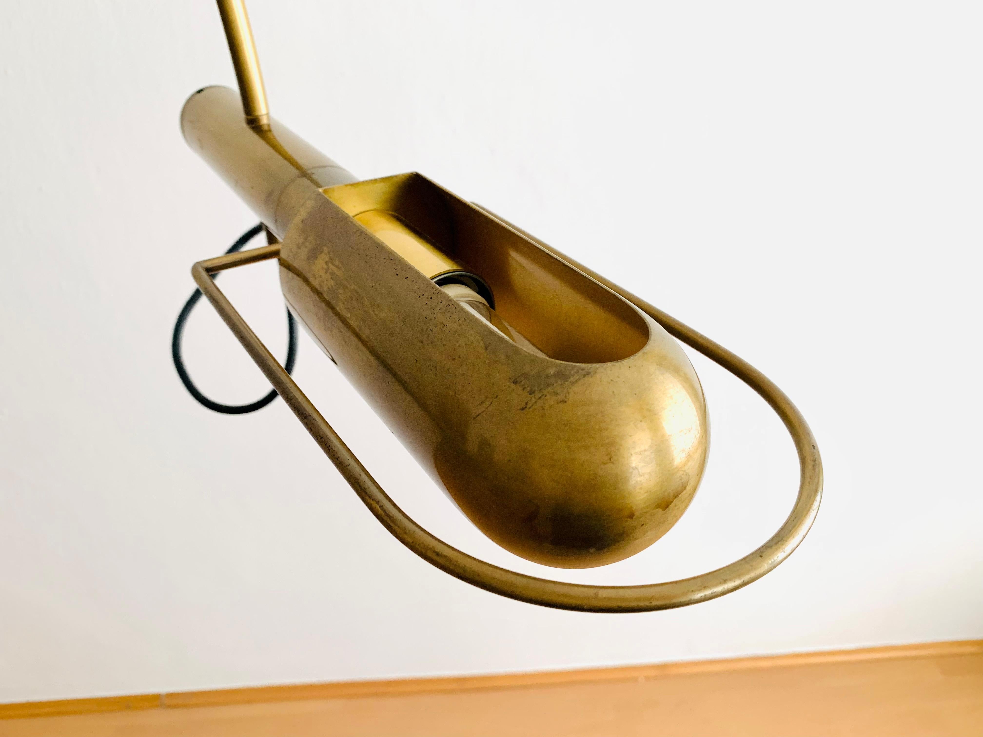Verstellbare Arc-Stehlampe von Florian Schulz, erstaunlich (Metall) im Angebot
