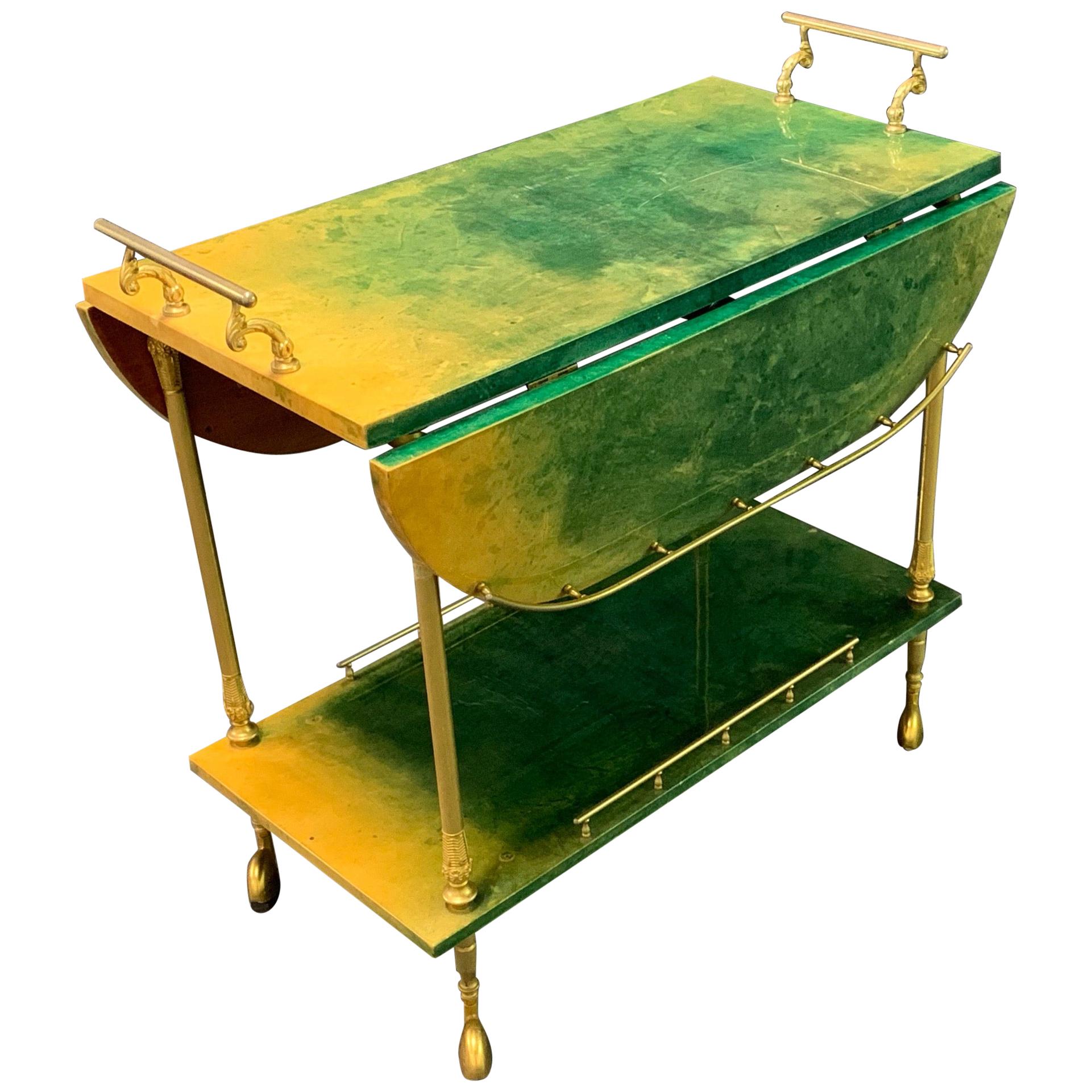 Amazing Aldo Tura Cart with Unique Color