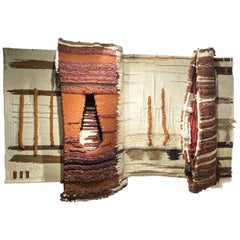 Amazing and Huge Tapestry by French Artist Dated 1976