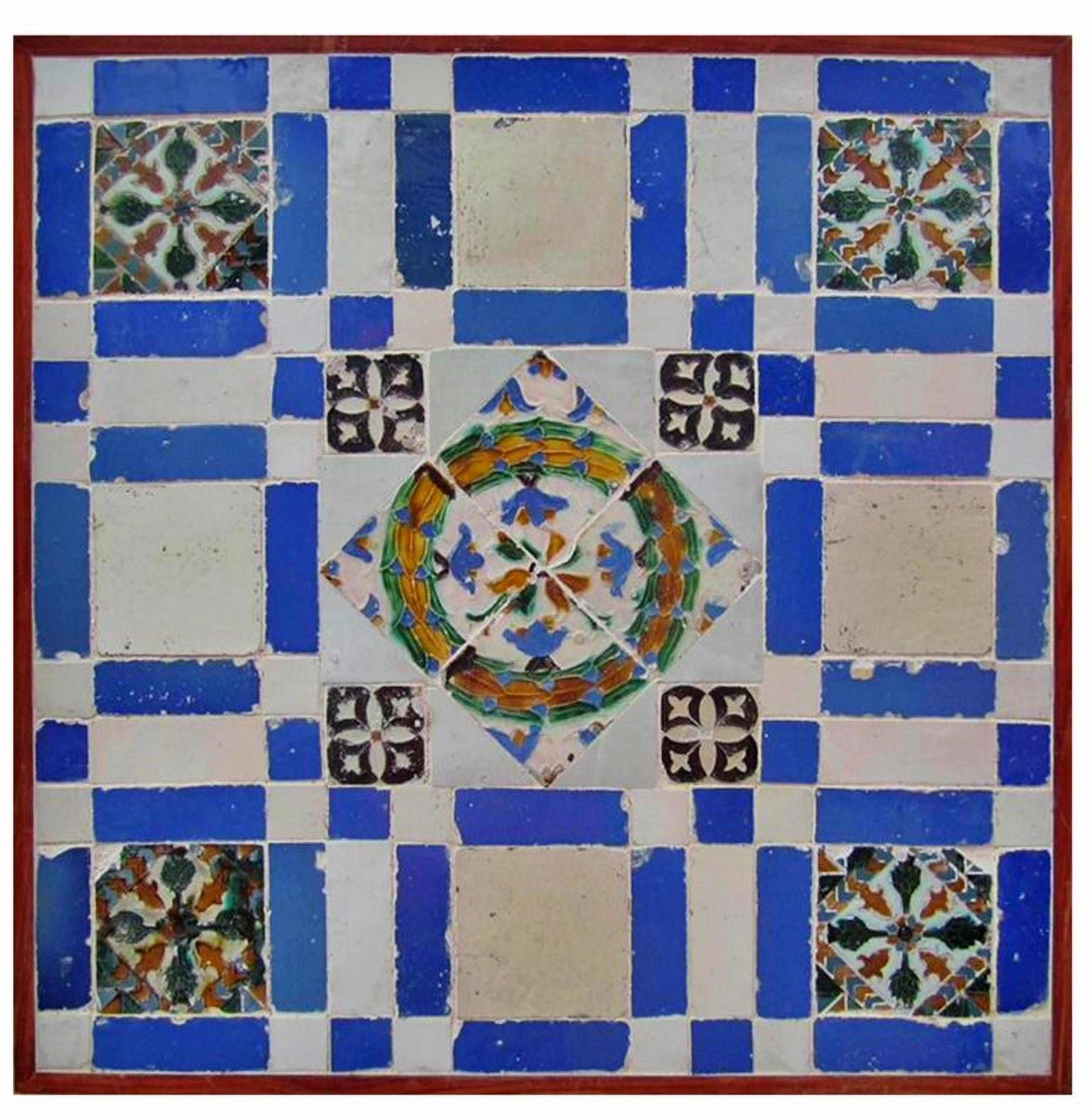 Erstaunliche und seltene Tafel aus dem 16.  Maurische Komposition 
0.81 x 0.81 
guter Zustand