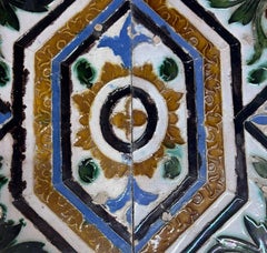 Amazing and Rare 16th Century Panel  Moorish composition