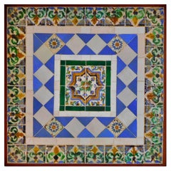 Amazing and Rare 16th Century Panel  Moorish composition 