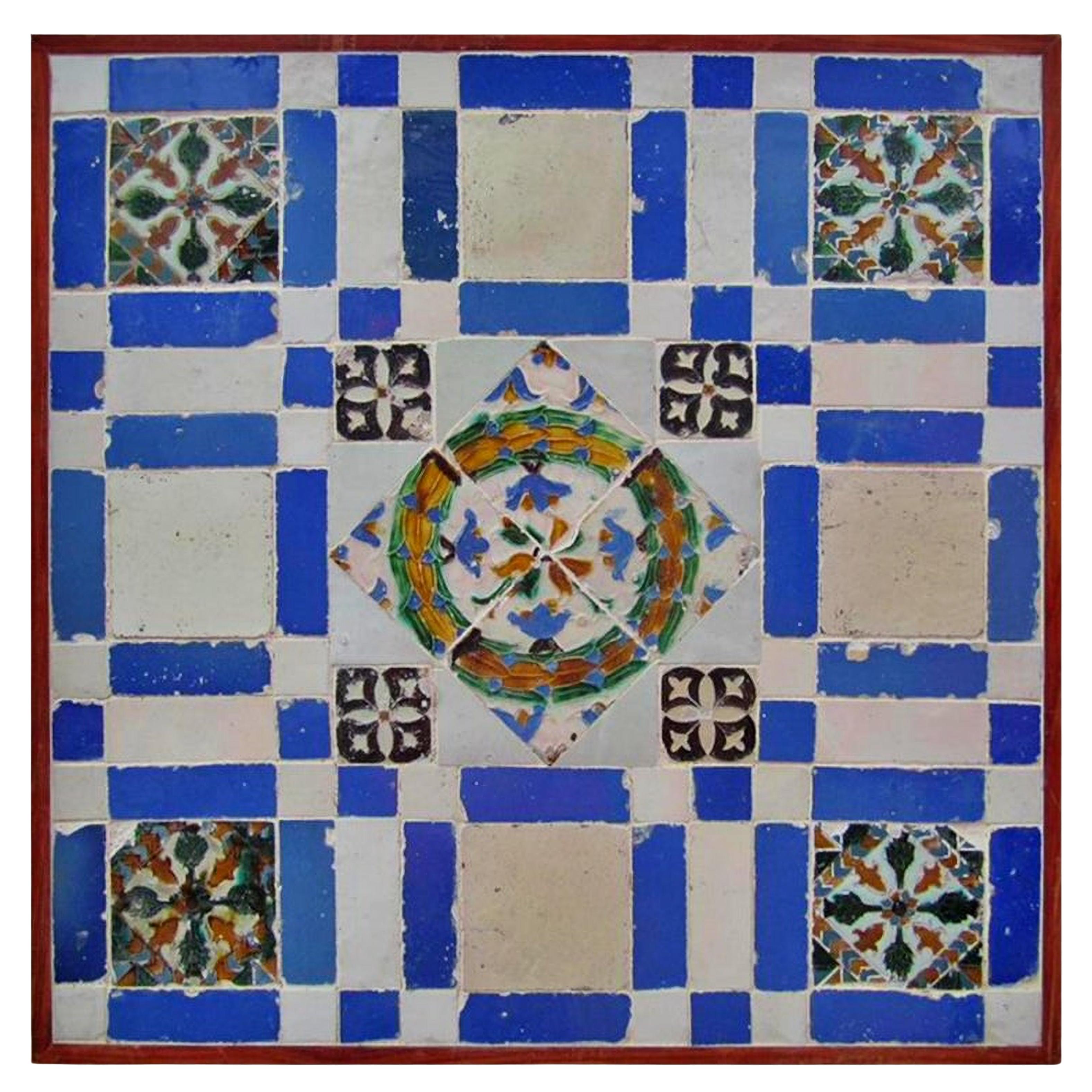 Amazing and Rare 16th Century Panel  Moorish composition