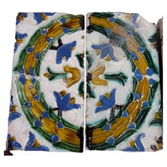 Amazing and Rare 16th Century Panel  Moorish composition