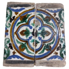 Amazing and Rare 16th Century Panel  Moorish composition