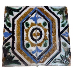 Amazing and Rare 16th Century Panel  Moorish composition