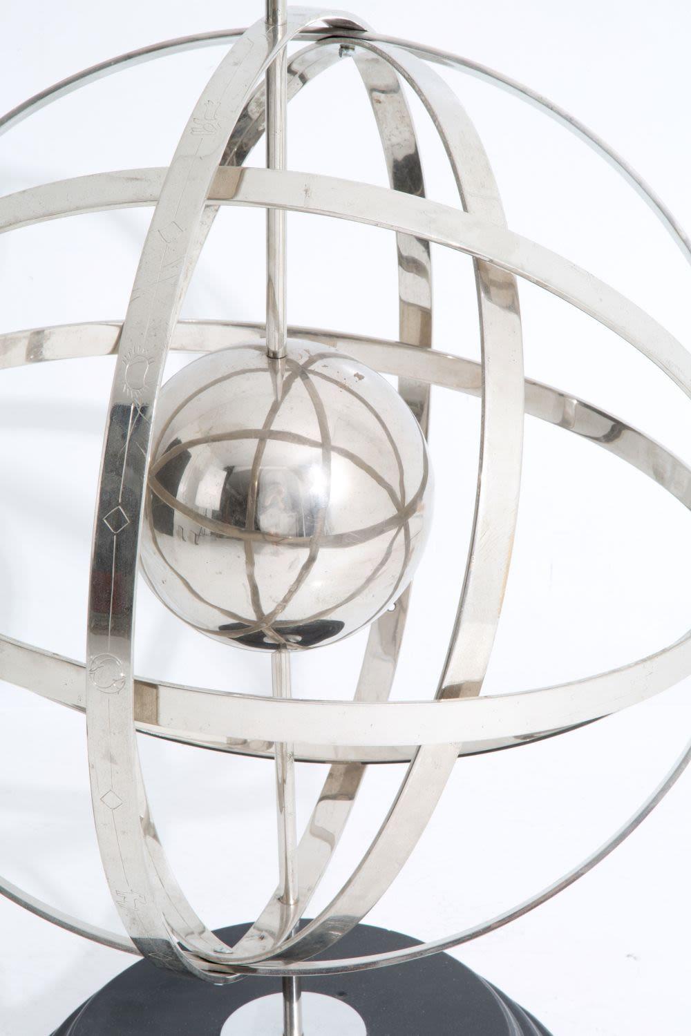 Incroyable et rare Astrolabe italien du 20ème siècle H : 94 cm Bon état - En vente à Madrid, ES
