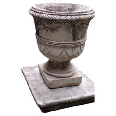 AMAZING and RARE (3) STONE VASES H56CM 19th Century