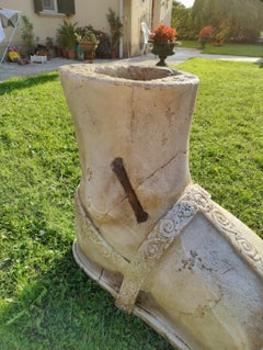 Amazing and Rare Master Piece Foot of Mercury in Greek Thassos marble, 18th cent