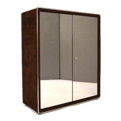 Amazing and Rare Wardrobes by RUF International Covered with Plush, 1970s