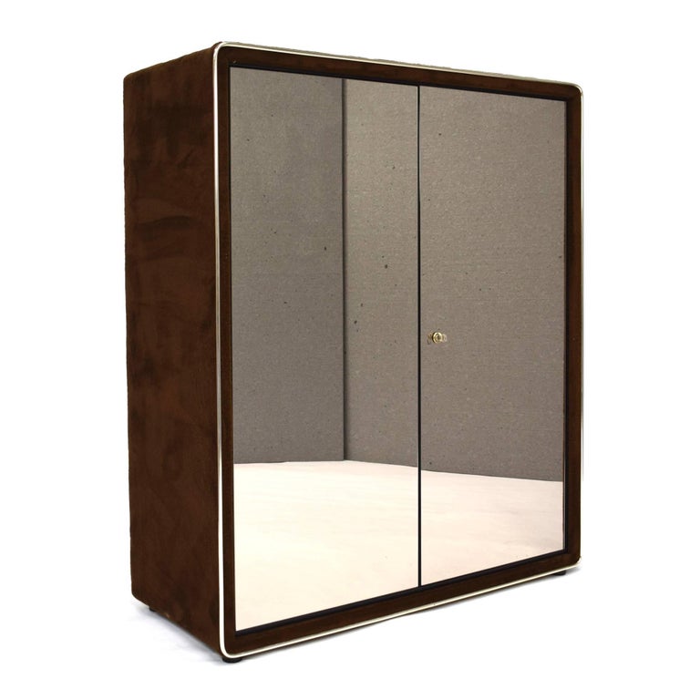 Amazing And Rare Wardrobes By Ruf International Covered With Plush