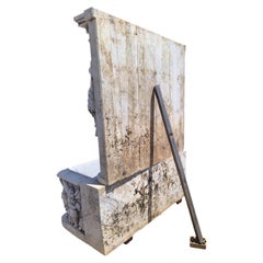 Incredibile e unica fontana da giardino in marmo in stile storicista, Spagna, 1870 circa