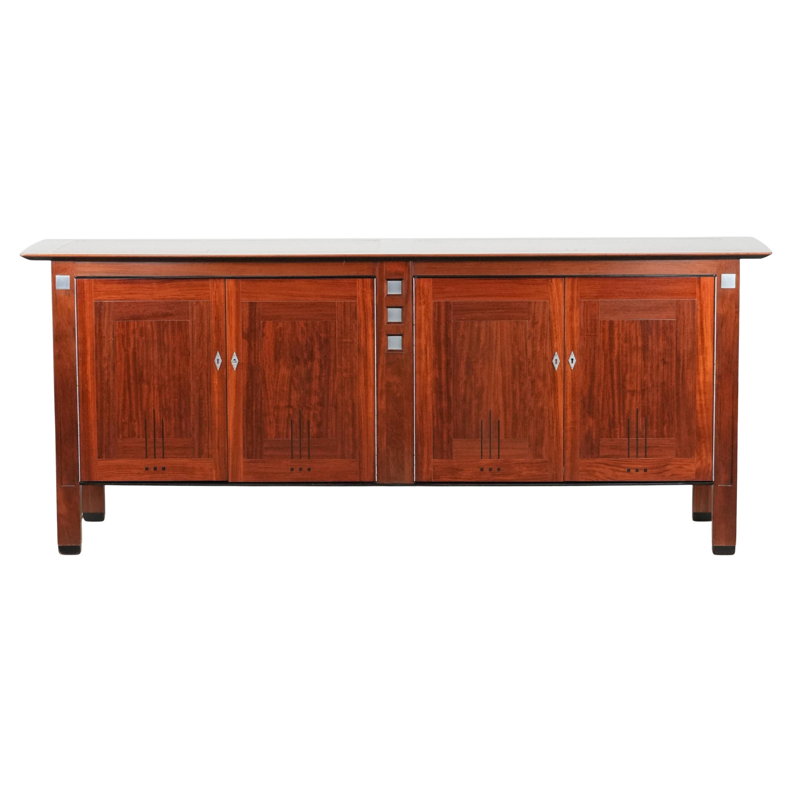 Amazing and well-preserved large Art Deco design sideboard