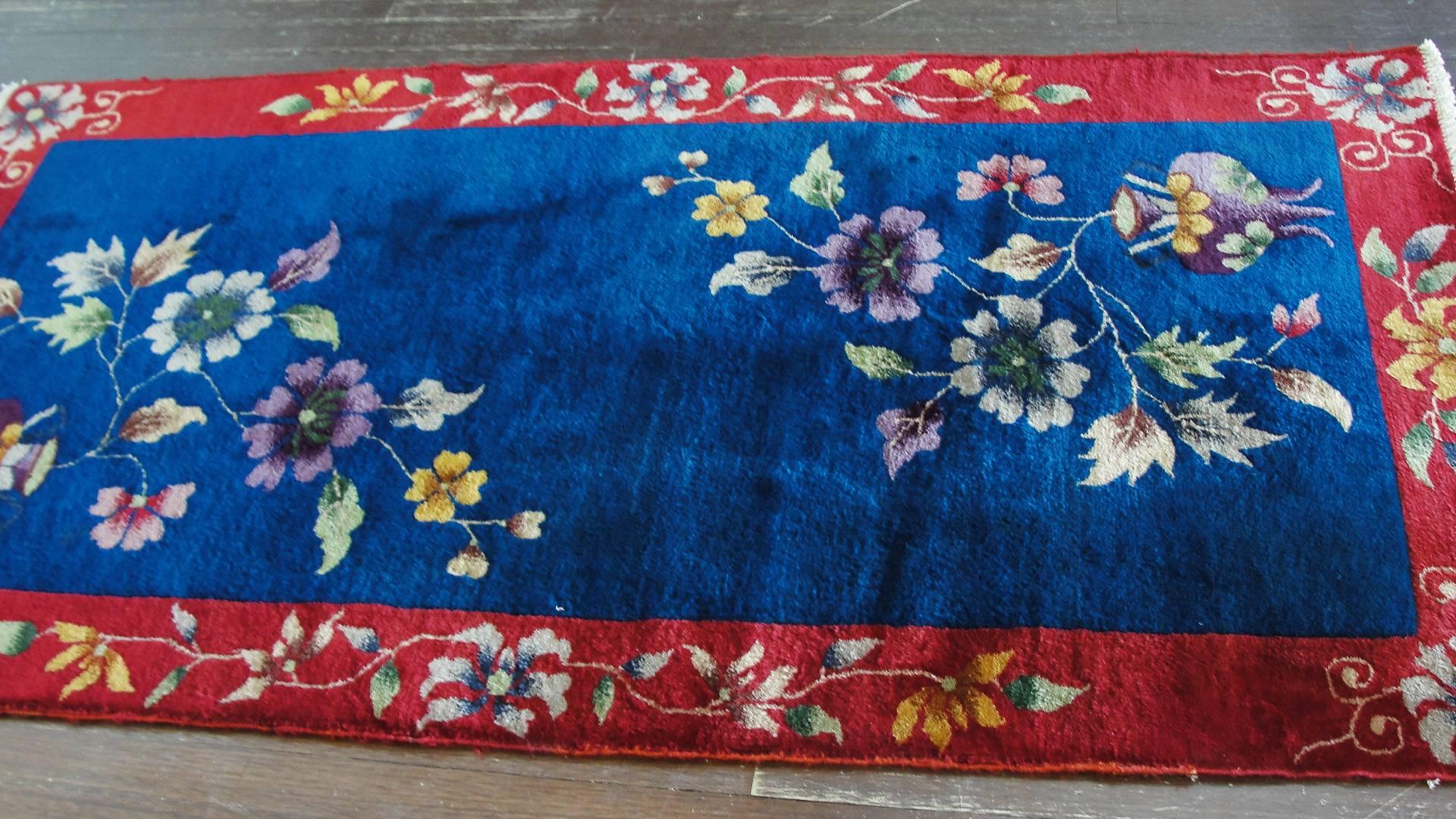 Antique Art Deco Chinese Rug For Sale 2