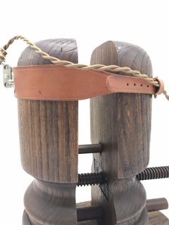 Amazing Antique Hat Stretcher Medical Head Lamp Stand