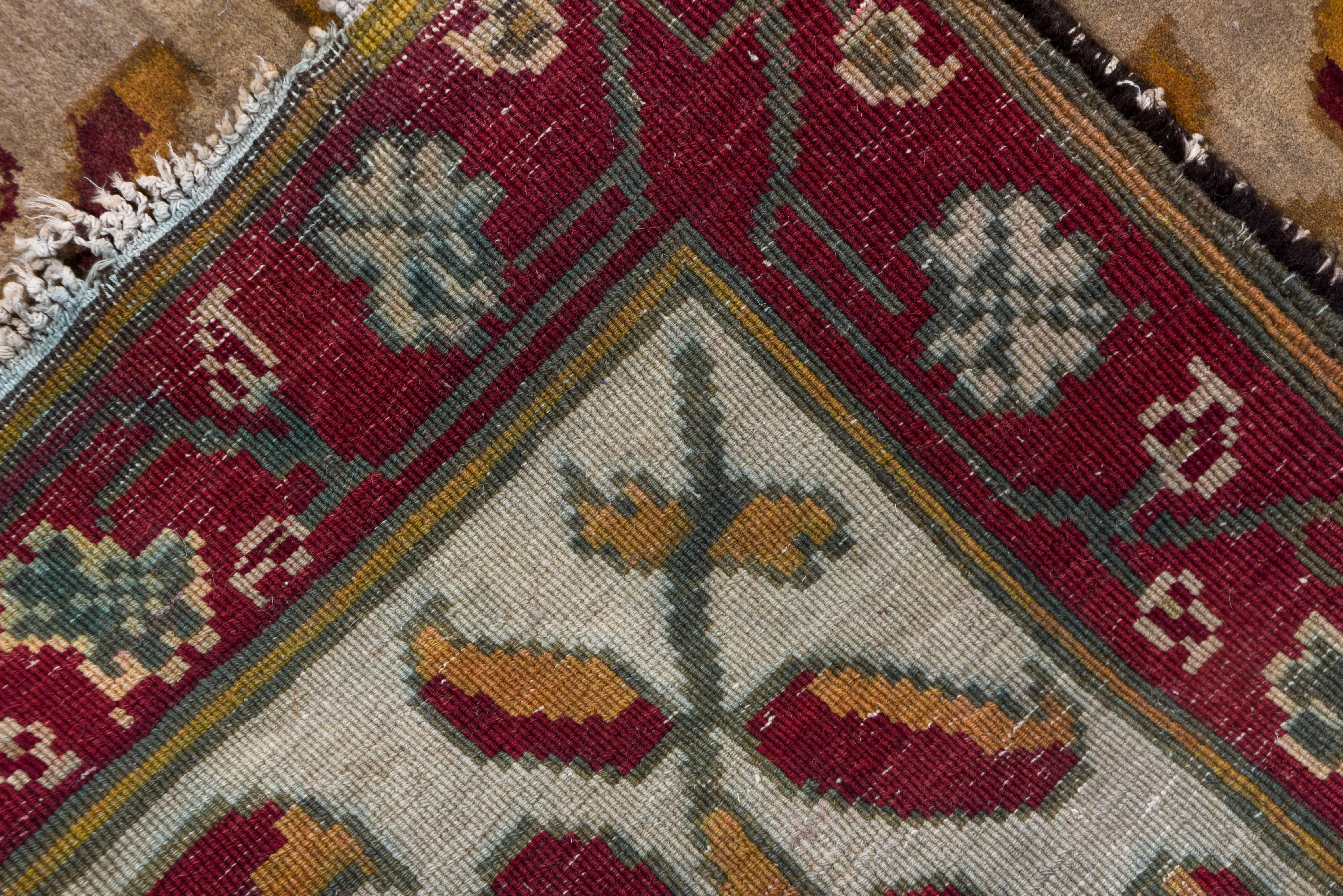 Hand-Knotted Amazing Antique Indian Agra Carpet, circa 1900s