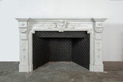 Magnifique cheminée ancienne Louis XVI