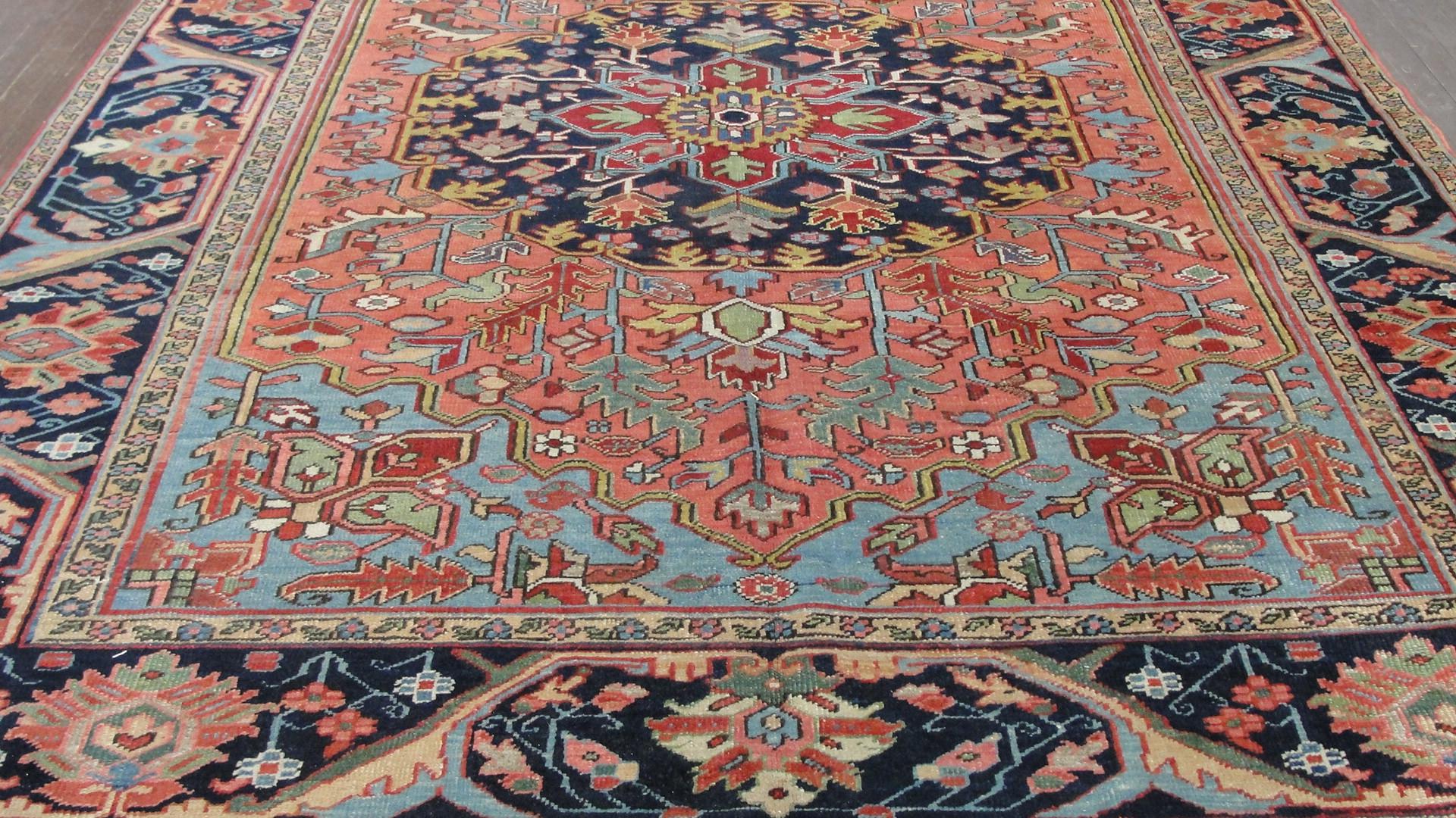 Amazing Antique Persian Heriz Carpet 2