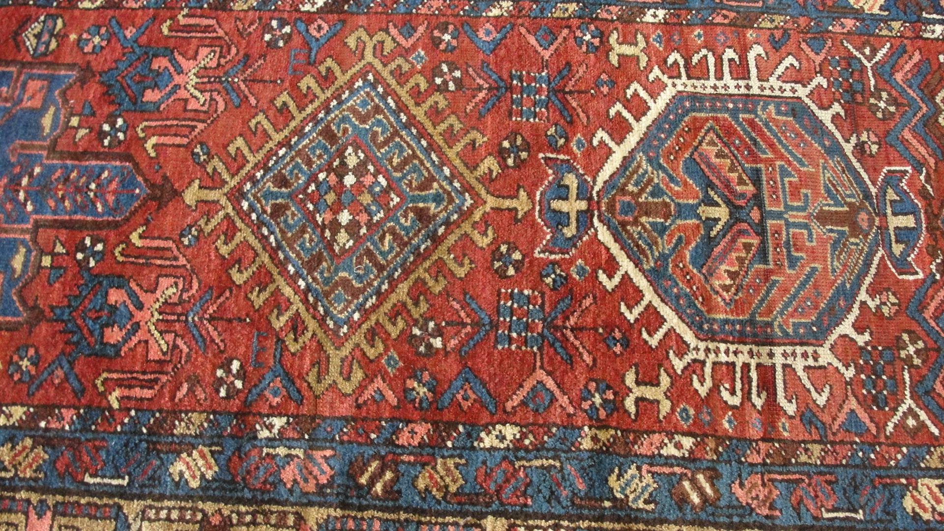 20th Century  Antique Persian Heriz, Karaja, Serapi Runner For Sale
