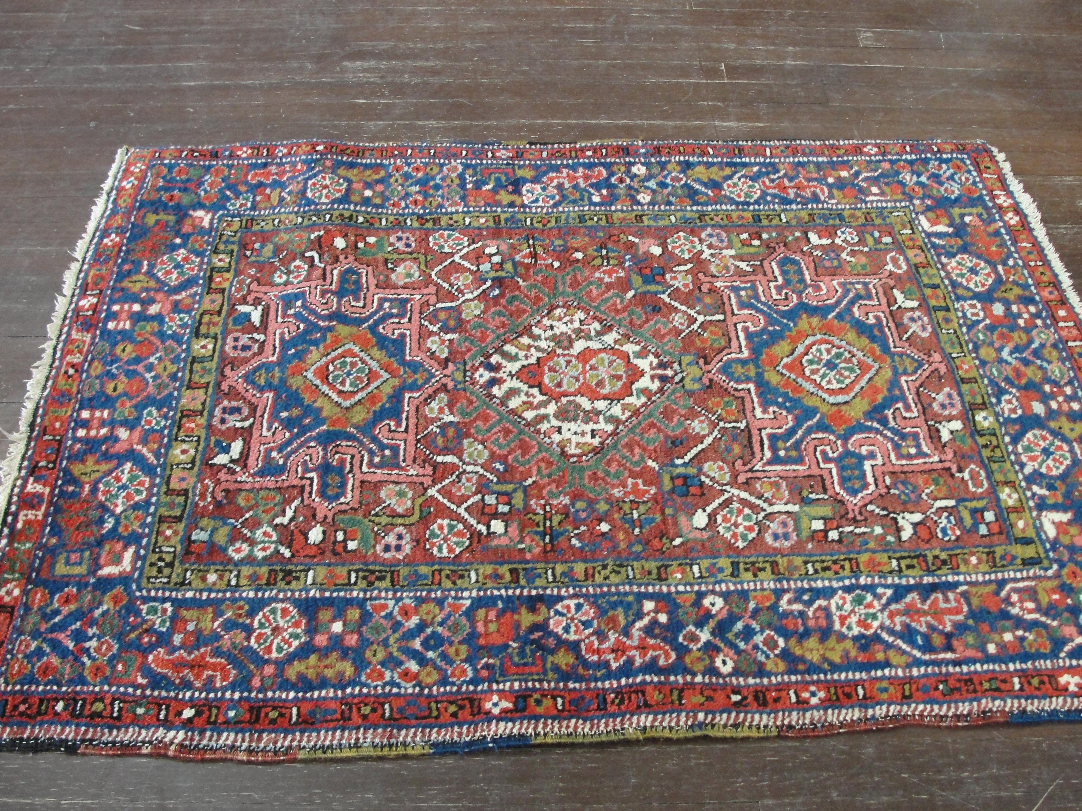 Amazing Antique Persian Karajah Rug 1