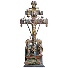 Antique Amazing Arma Christi, circa 1850