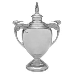 Vintage Amazing Art Deco Period Sterling Silver Trophy - Hallmarked in 1931