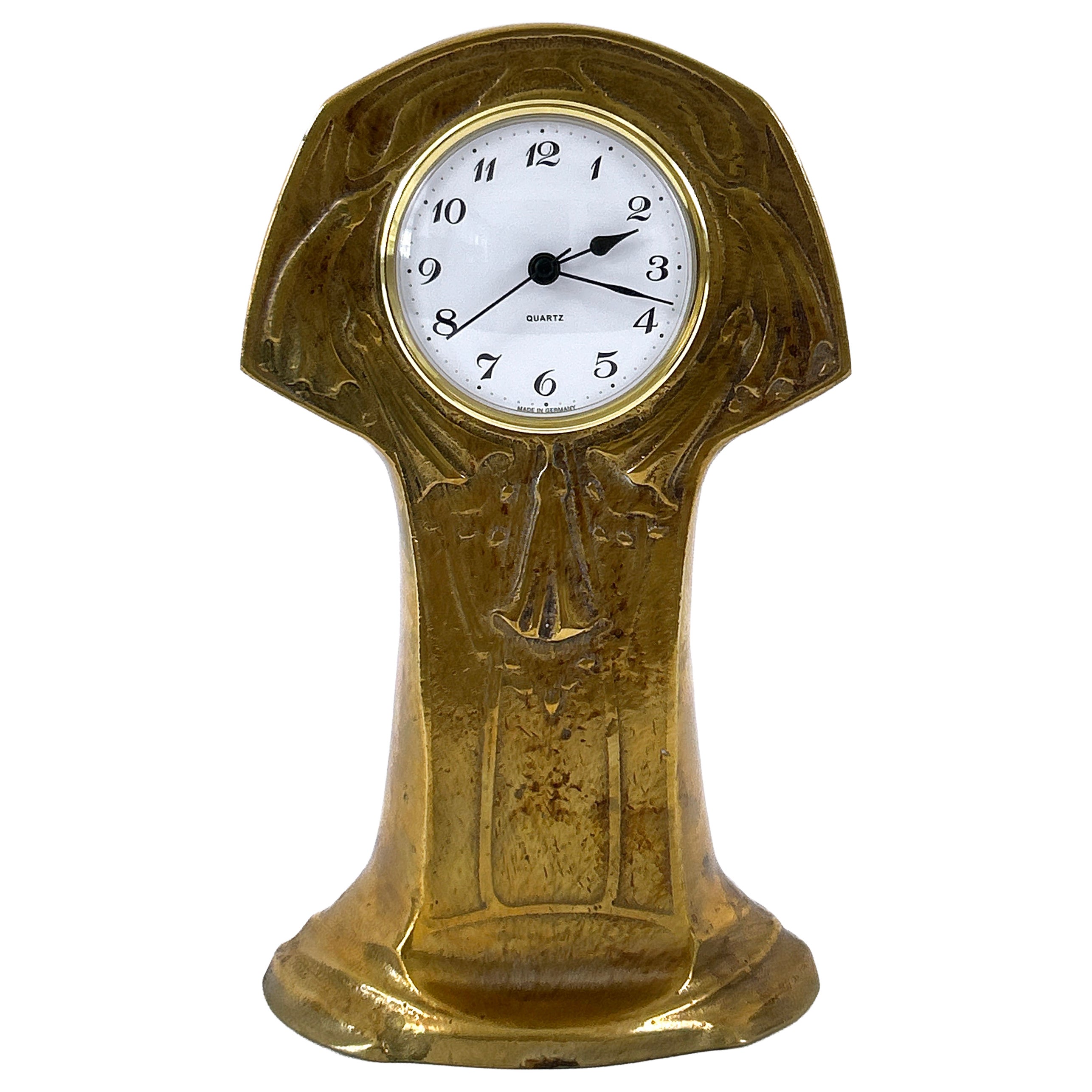 Amazing Art Nouveau Design Massiv Messing Tisch oder Kamin Uhr Deutschland