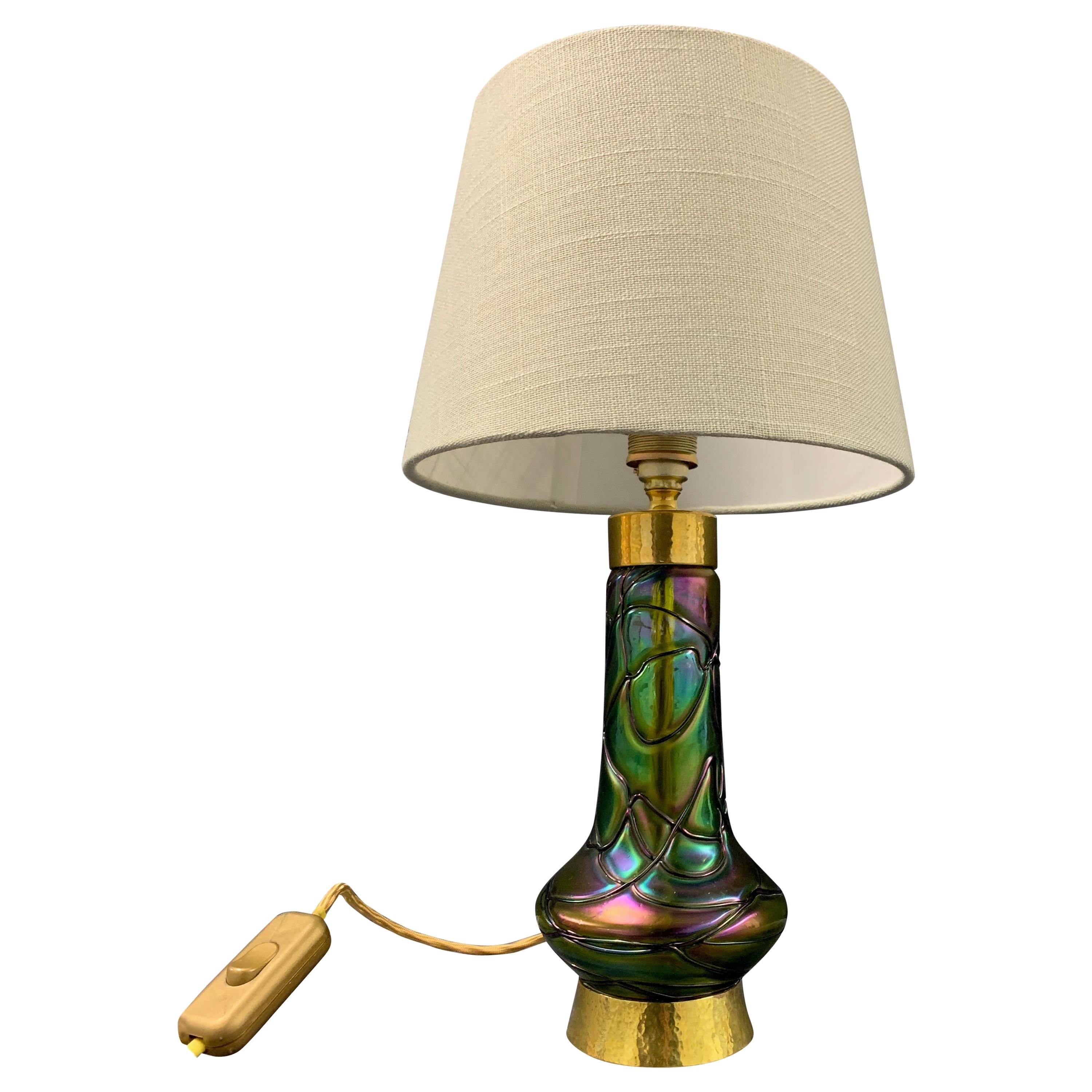 Amazing Art Nouveau Table Lamp