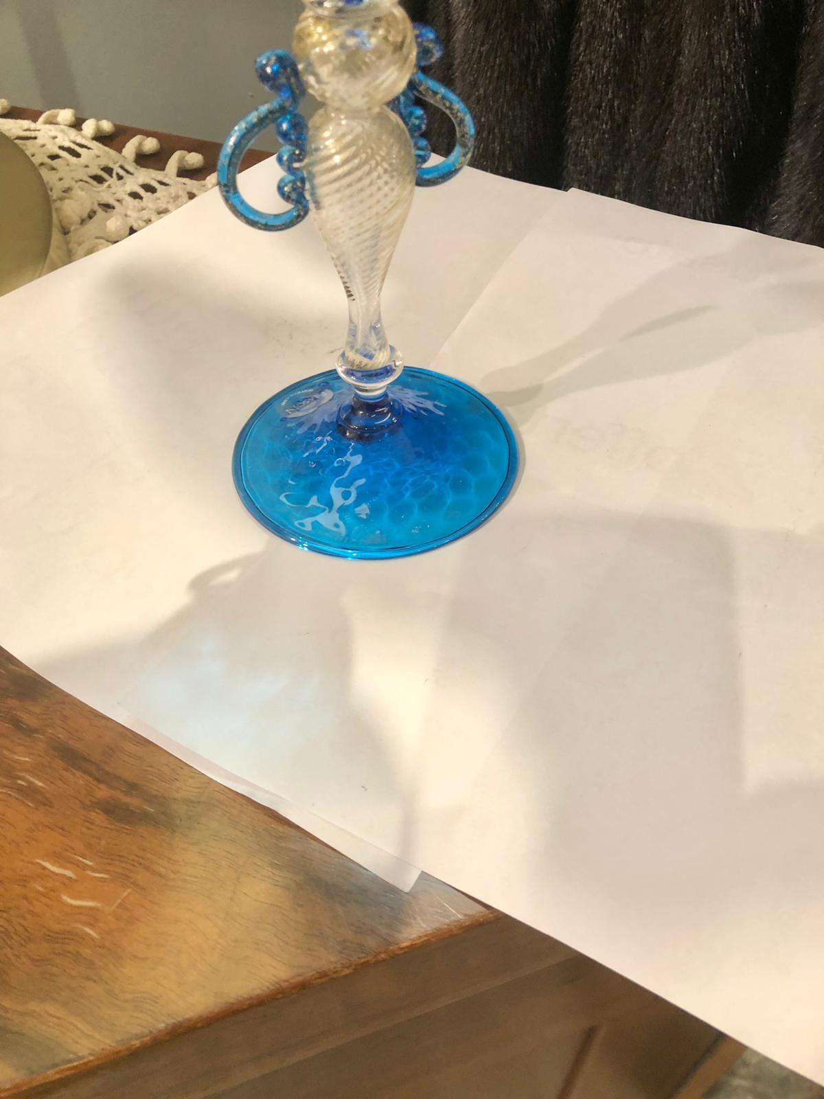 Victorian Amazing, Artistic Murano Art Glass Large Goblet by Carlo Nason, Italy 1970 For Sale
