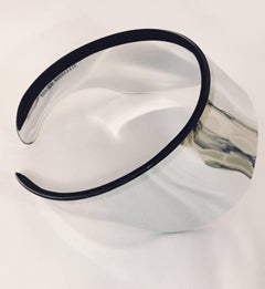 Amazing Avant Garde Alexander McQueen Runway 2012 Mirrored Visor Glasses