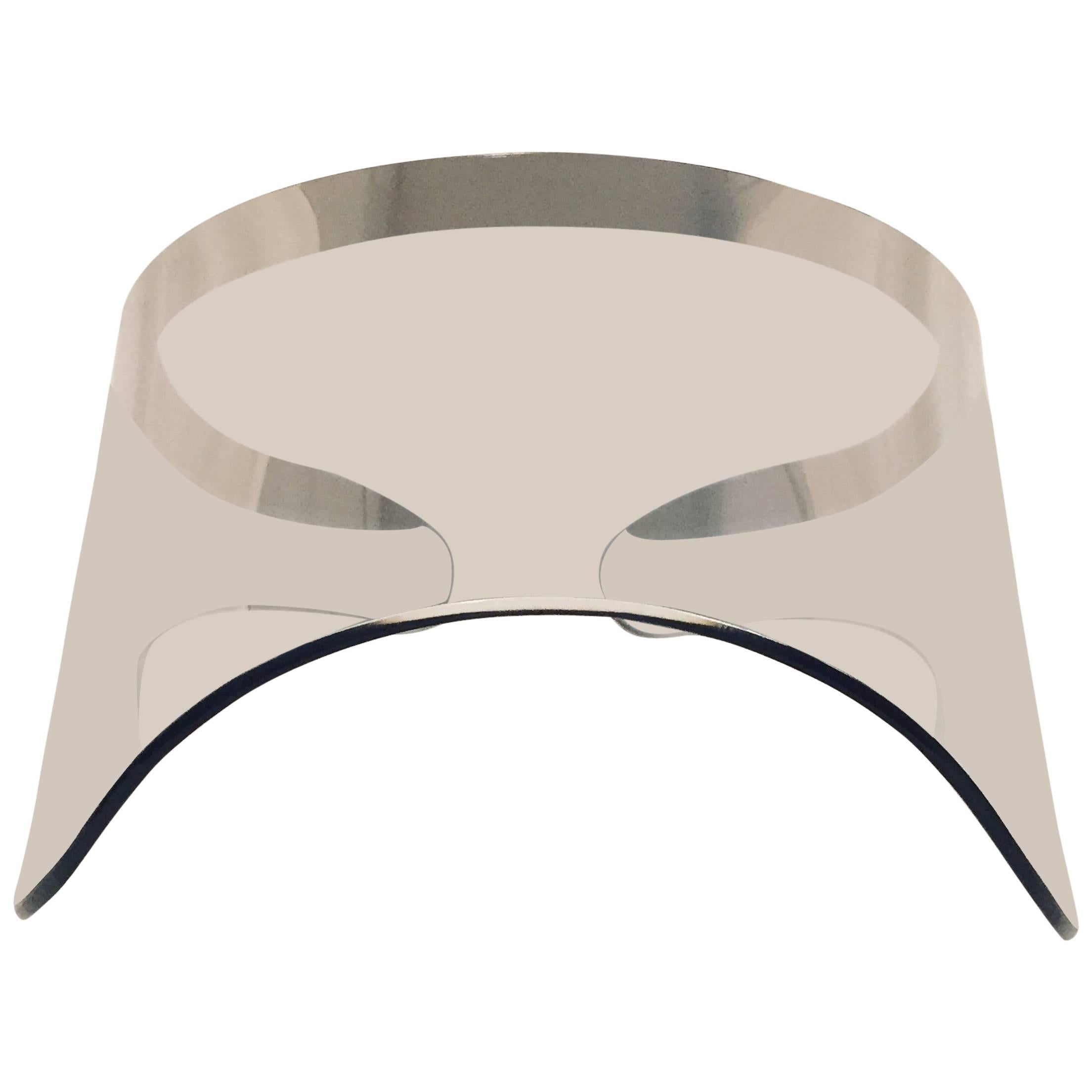 Amazing Avant Garde Alexander McQueen Runway 2012 Mirrored Visor Glasses