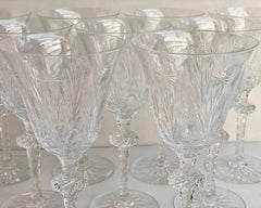 Amazing Barthmann Wine Glasses, Set of 9  Lead Crystal Wine Goblets, Germany
