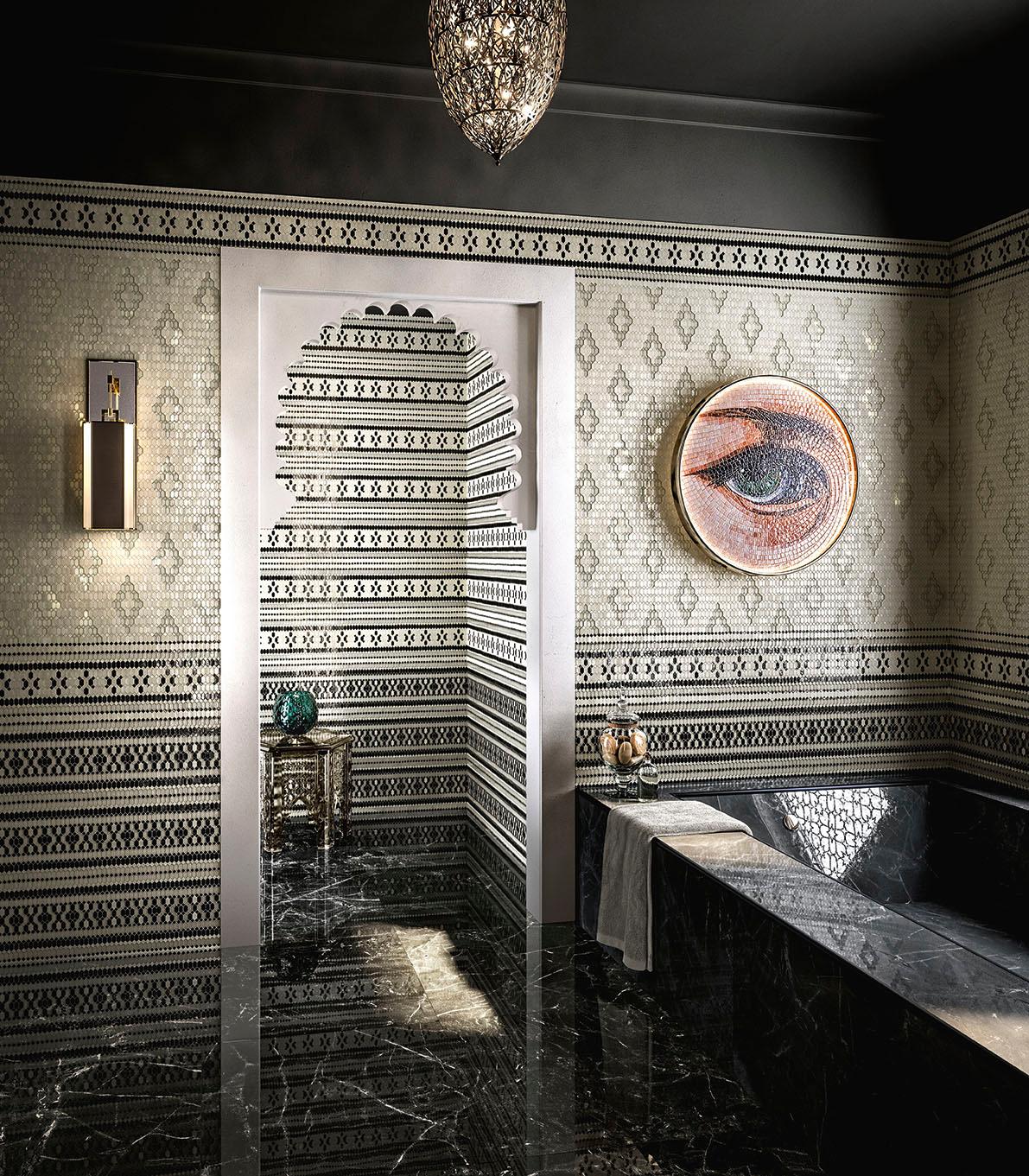 Amazing Bathrooms Glass Décor for Walls and Floors Customizable For Sale 9