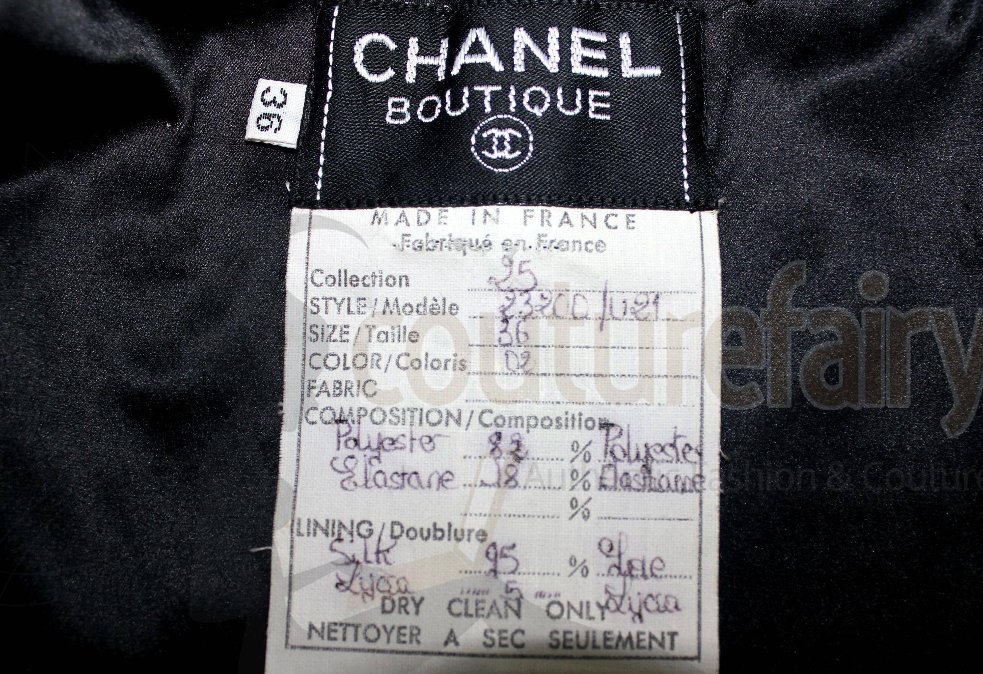 Amazing Black Chanel Sequin Silk Evening Dress Coat Jacket 1